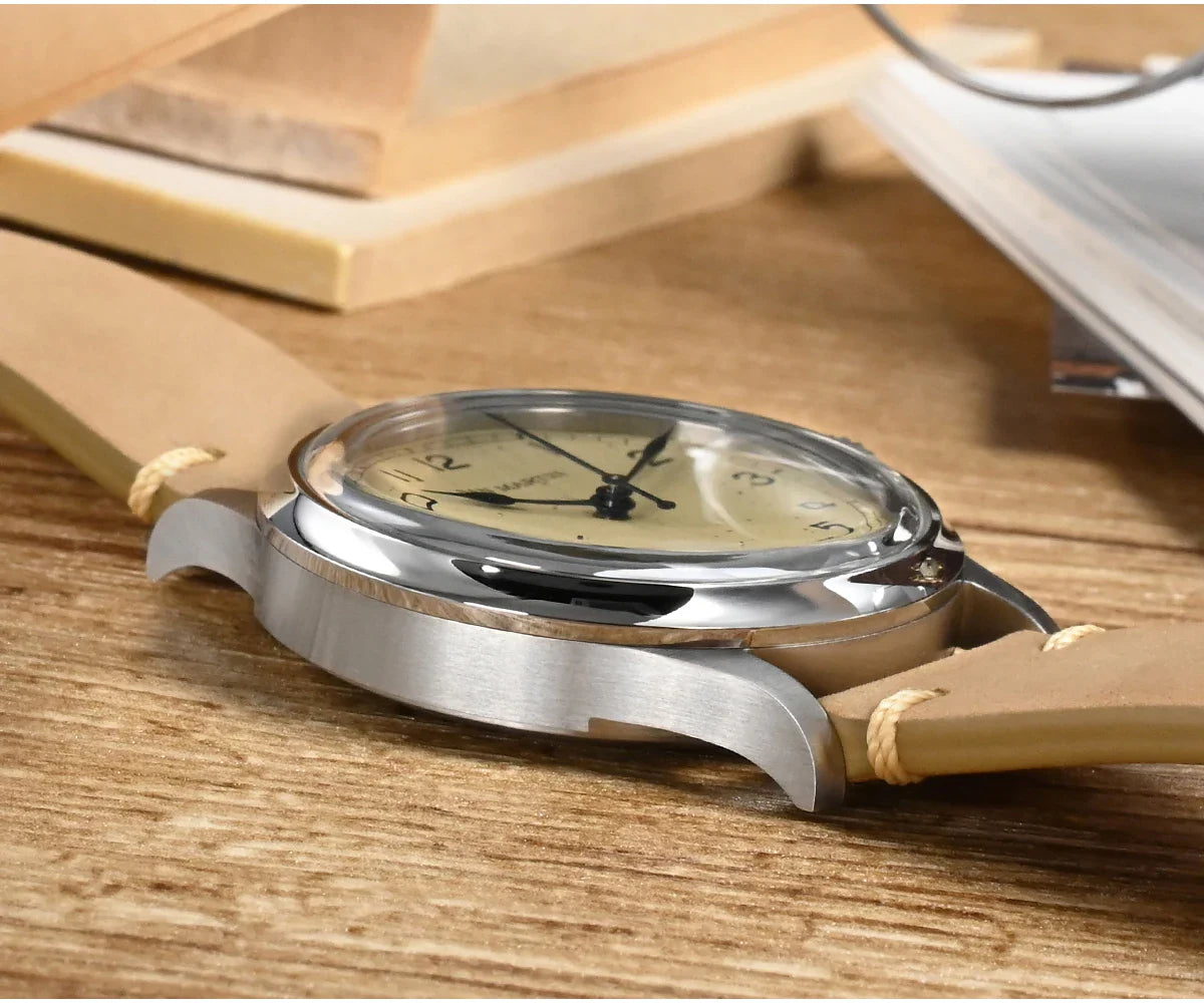 San Martin Vintage Men Pilot Watch by DarkByteGear
