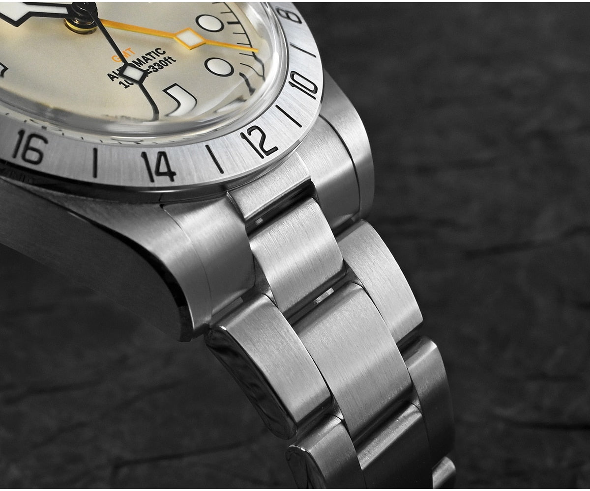 San Martin NH34 39mm BB GMT Watch by DarkByteGear