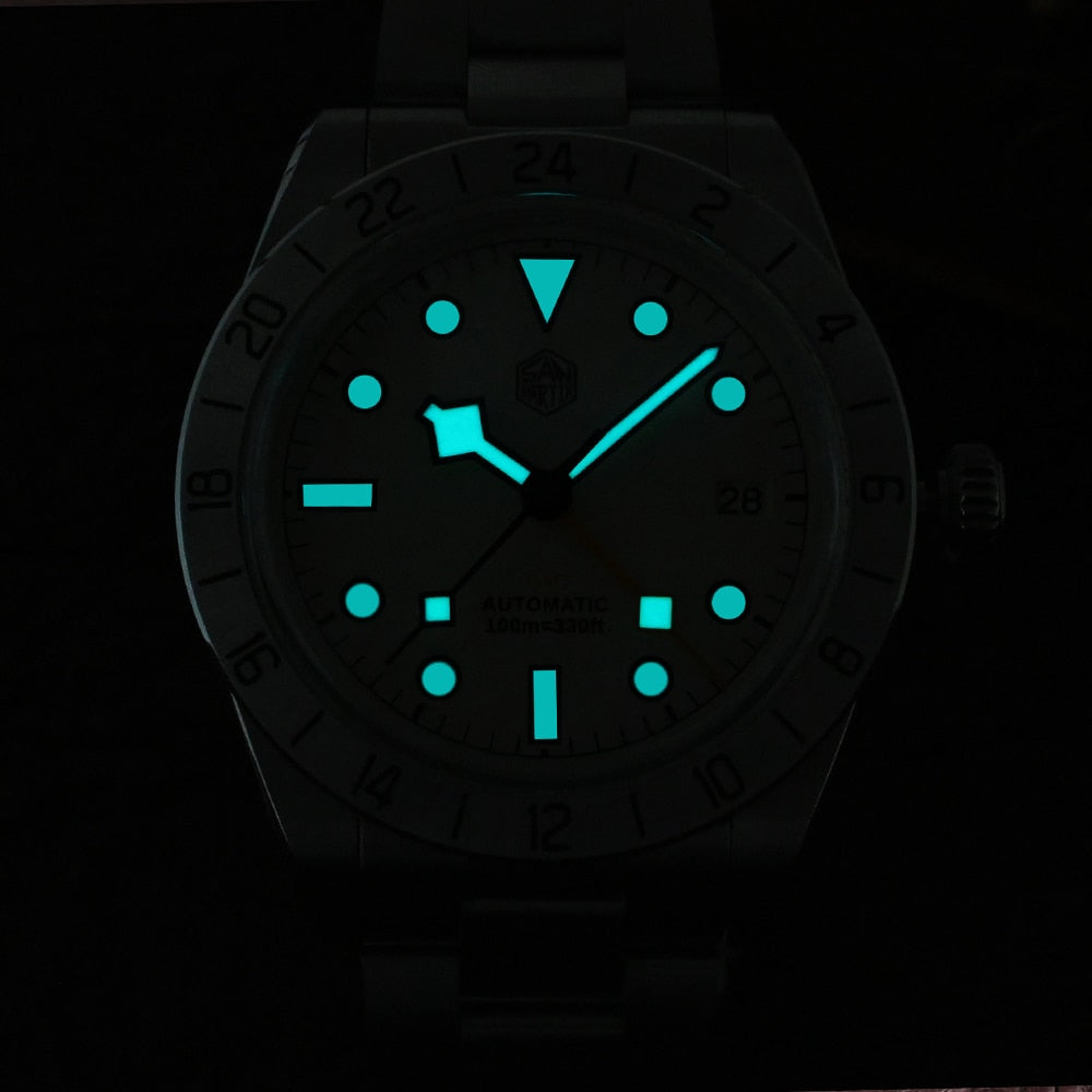 San Martin NH34 39mm BB GMT Watch by DarkByteGear