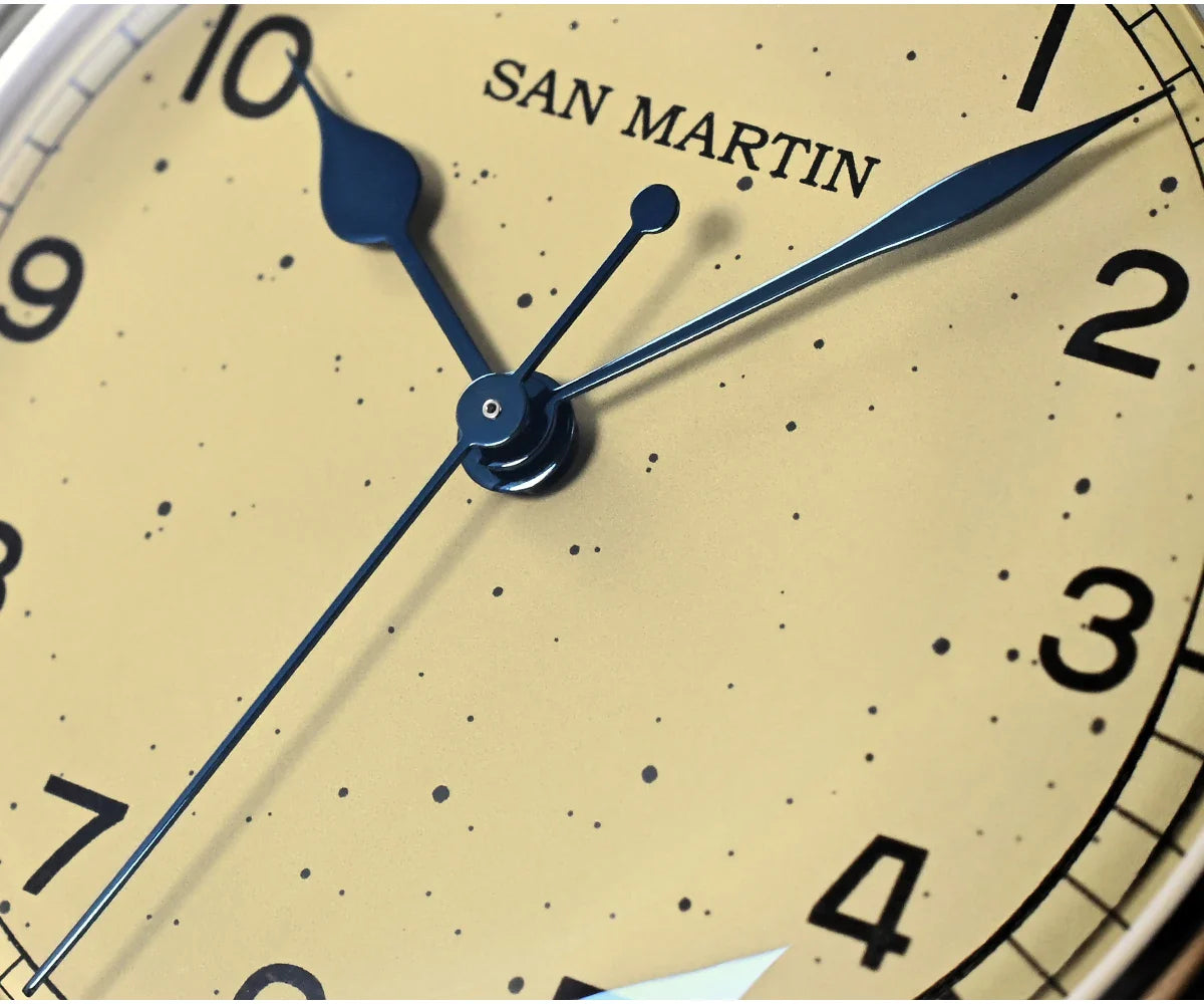 San Martin Vintage Men Pilot Watch by DarkByteGear