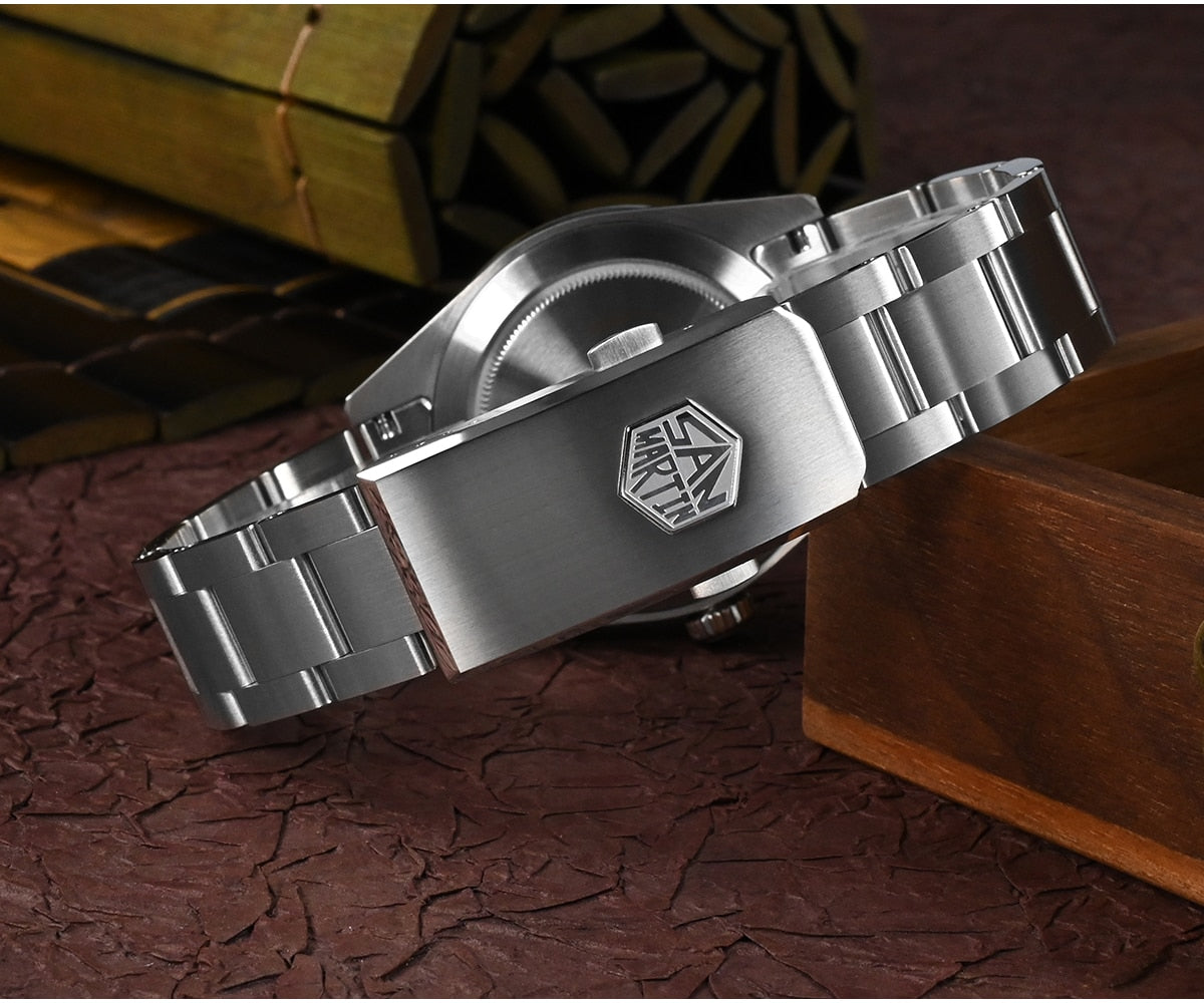 San Martin NH34 39mm BB GMT Watch by DarkByteGear