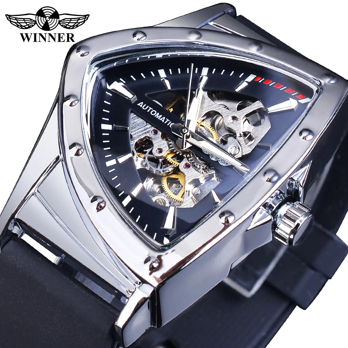 WINNER Sport Style Men's Watche by DarkByteGear
