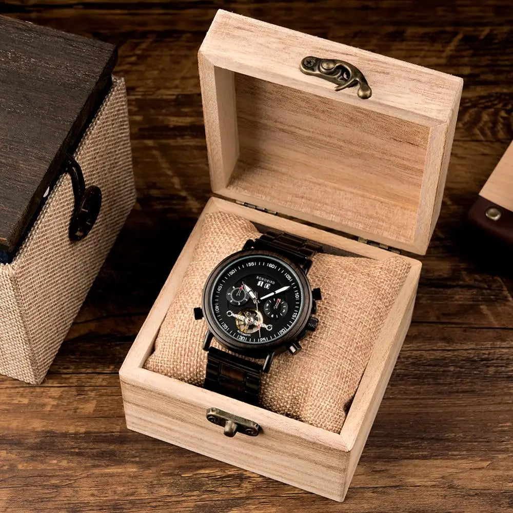 BOBO BIRD Couple Automatic Watch by DarkByteGear