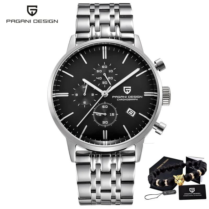 PAGANI DESIGN 2720 Men's Watches Quartz Business watch by DarkByteGear