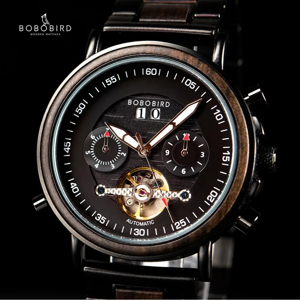 BOBO BIRD Couple Automatic Watch by DarkByteGear
