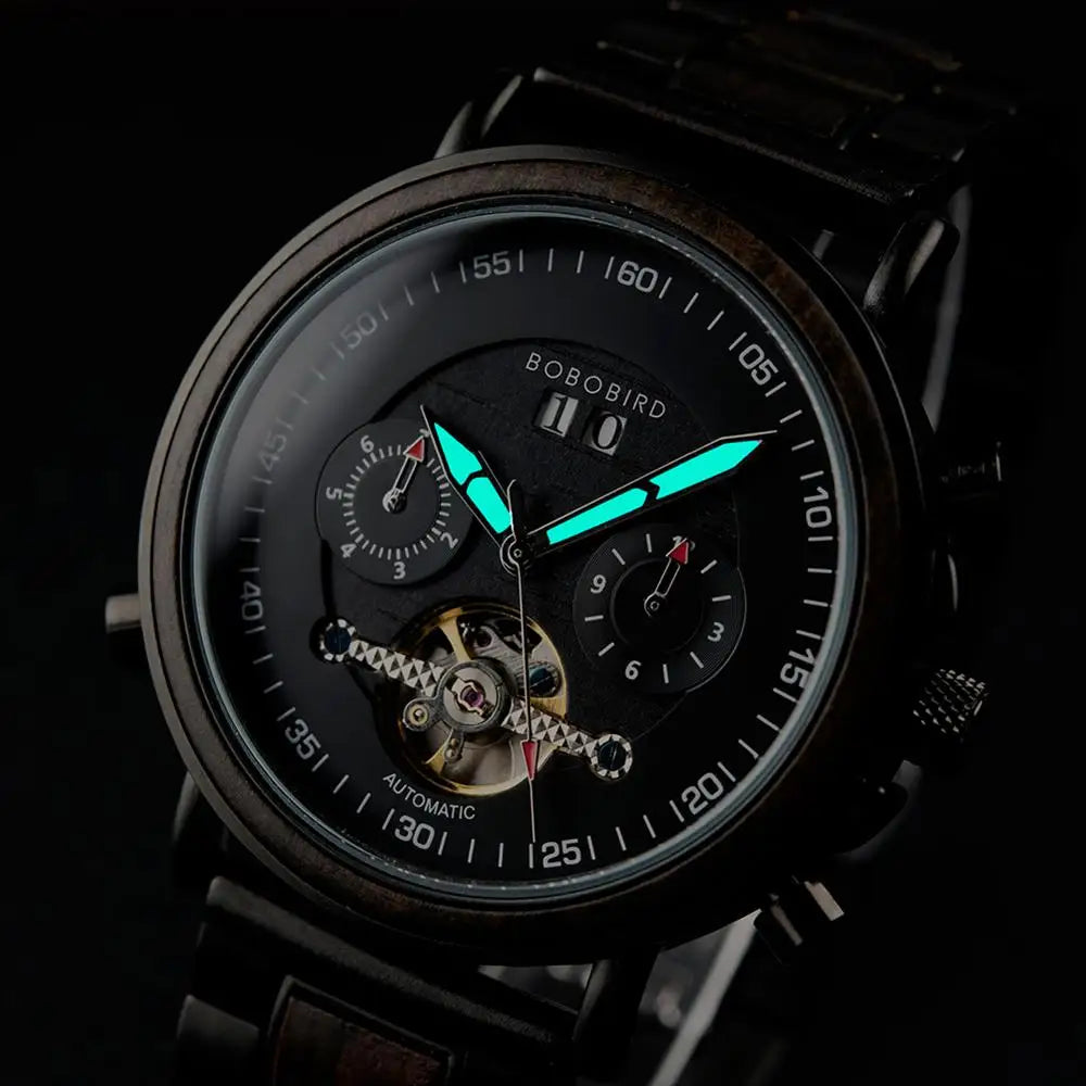 BOBO BIRD Couple Automatic Watch by DarkByteGear