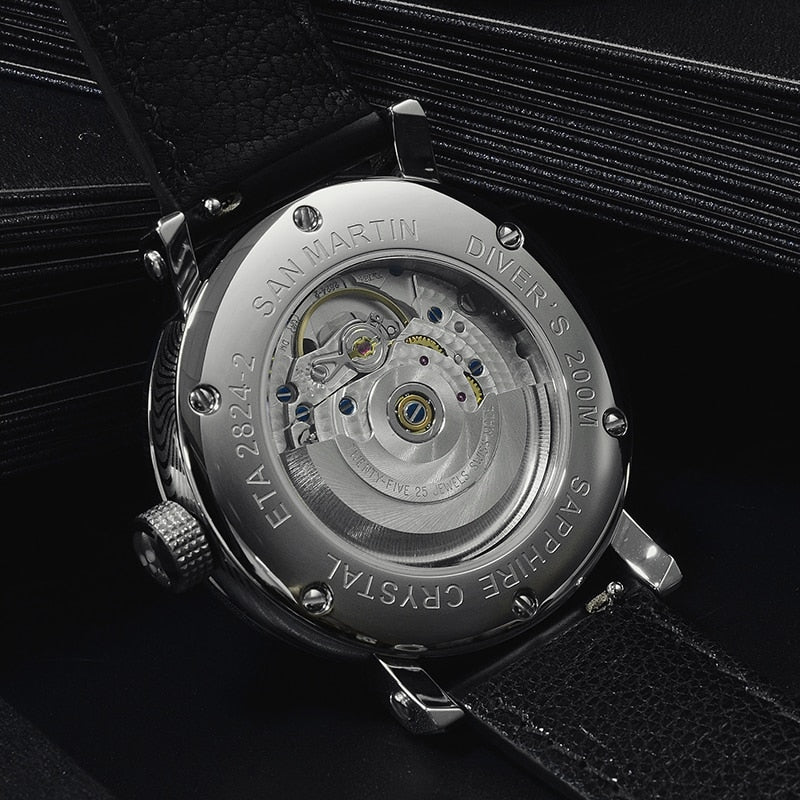 San Martin Men Watch Damascus by DarkByteGear
