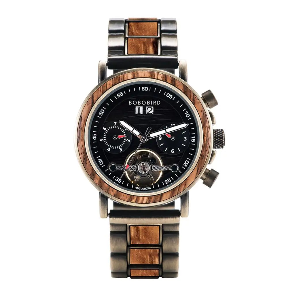 BOBO BIRD Couple Automatic Watch by DarkByteGear