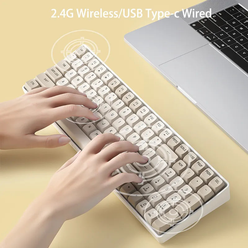 Aigo A100 Gaming Mechanical Keyboard 2.4G Wireless by DarkByteGear