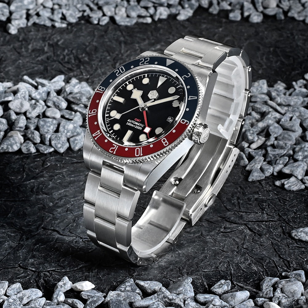 San Martin 2023 New NH34 GMT Watch by DarkByteGear