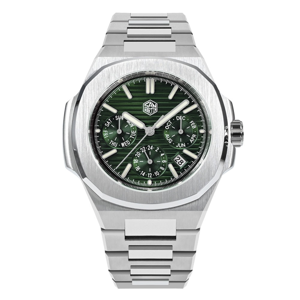 San Martin Miyota 9120 Multi-function Watch by DarkByteGear