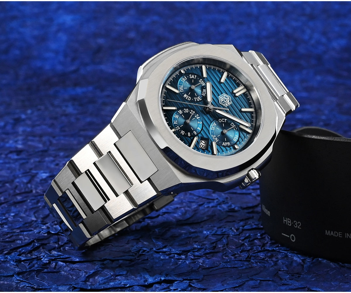 San Martin Miyota 9120 Multi-function Watch by DarkByteGear