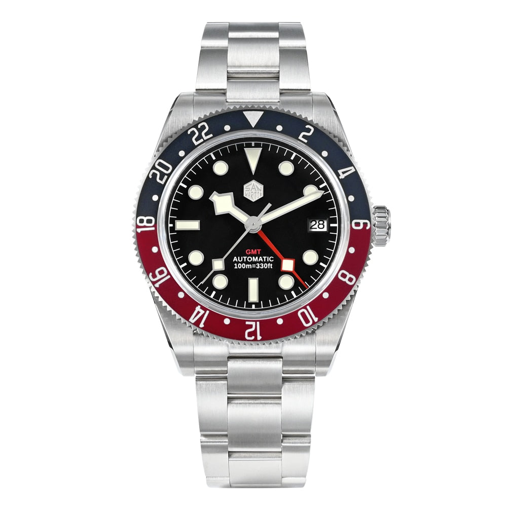 San Martin 2023 New NH34 GMT Watch by DarkByteGear