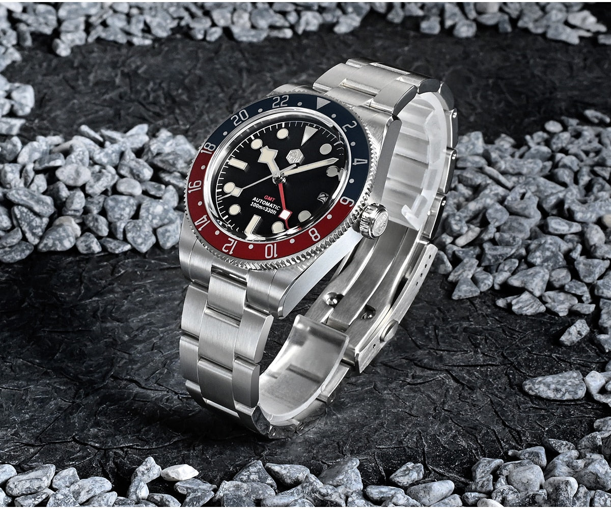 San Martin 2023 New NH34 GMT Watch by DarkByteGear