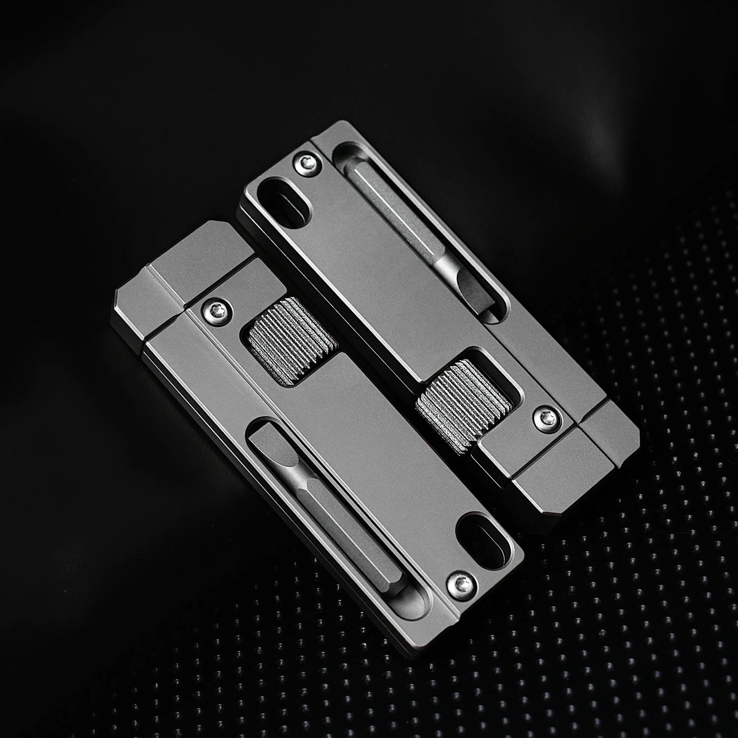 Titanium Functional Keychain Multifunctional Outdoor Portable EDC Tool With Screwdriver Also Can Unscrew Hexagonal Nut by DarkByteGear