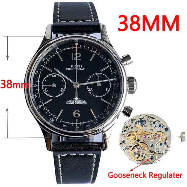 Sugess 1963 Chronograph Sapphire Men Watch by DarkByteGear