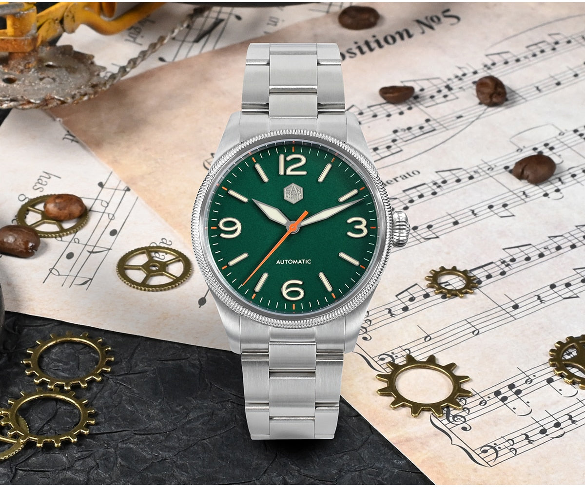 San Martin Retro Men Pilot Watch by DarkByteGear