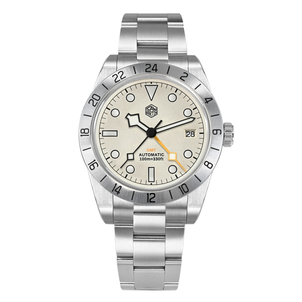 San Martin NH34 39mm BB GMT Watch by DarkByteGear