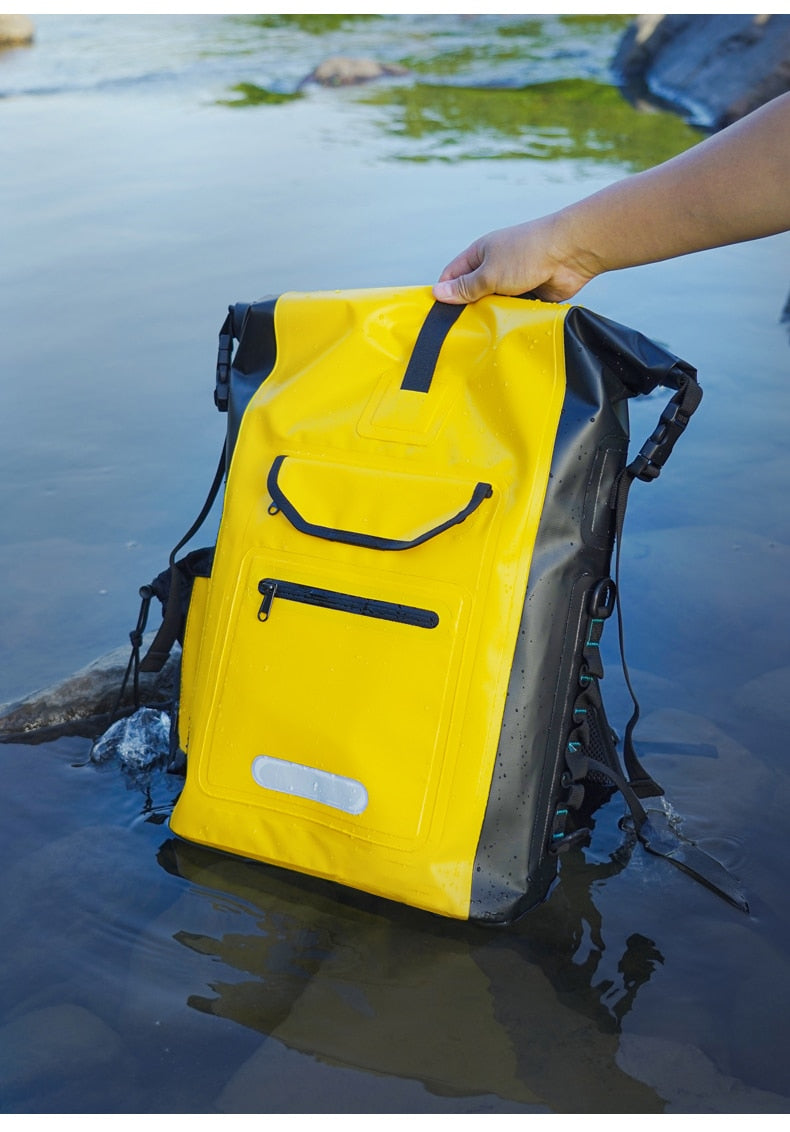 SeaSentinel 2023 - The 30L Waterproof River Hiking Backpack by DarkByteGear