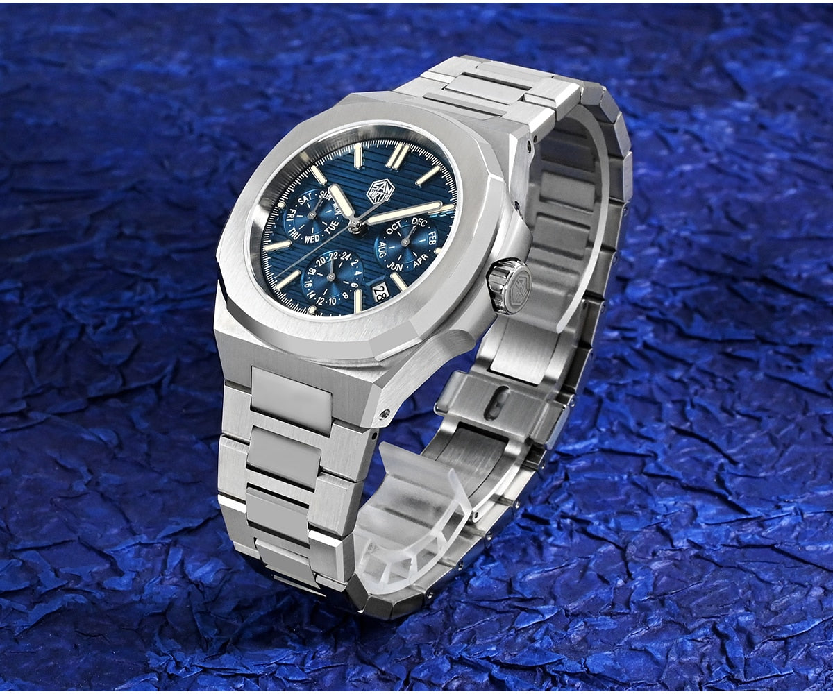 San Martin Miyota 9120 Multi-function Watch by DarkByteGear