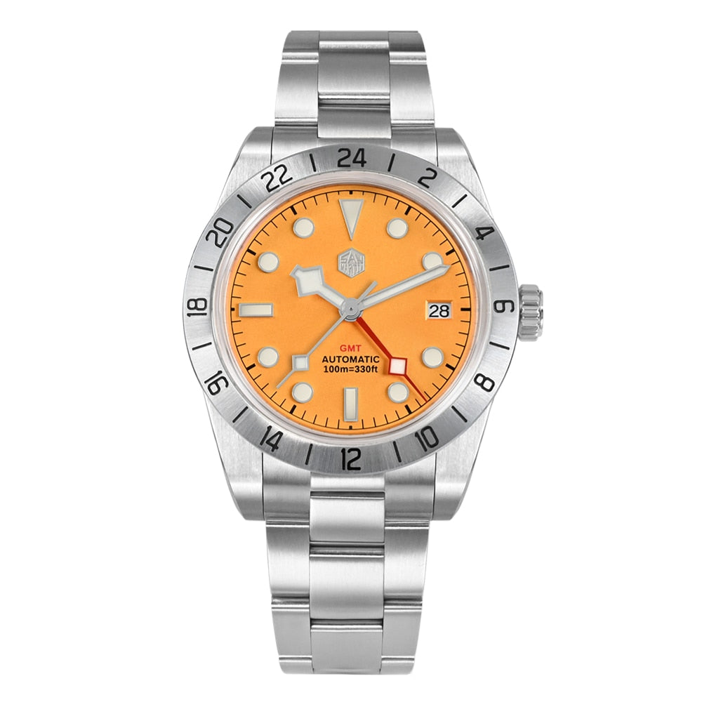 San Martin NH34 39mm BB GMT Watch by DarkByteGear