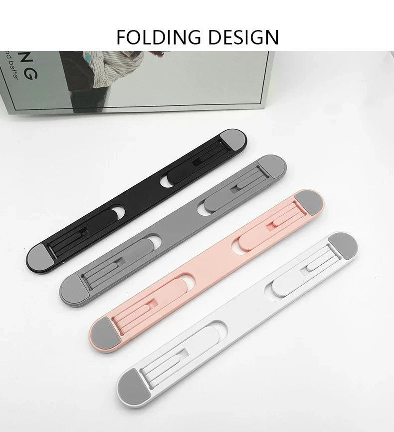 Universal Invisible Laptop Bracket Riser Stand For Macbook Pro 13 15 Air Lenovo Samsung Notebook Cooling Pad Foldable Stands by DarkByteGear