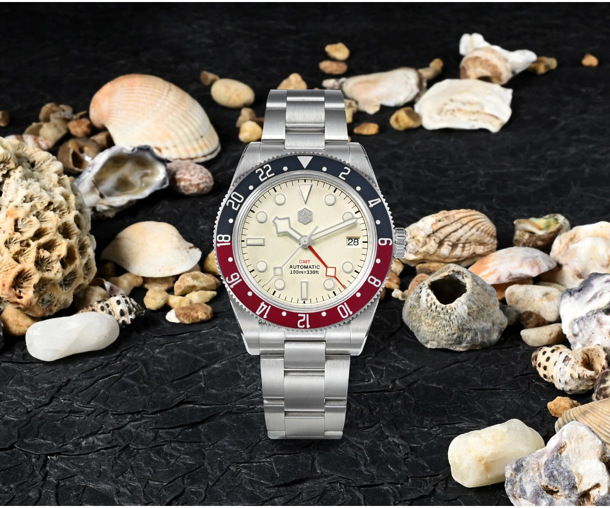 San Martin 2023 New NH34 GMT Watch by DarkByteGear