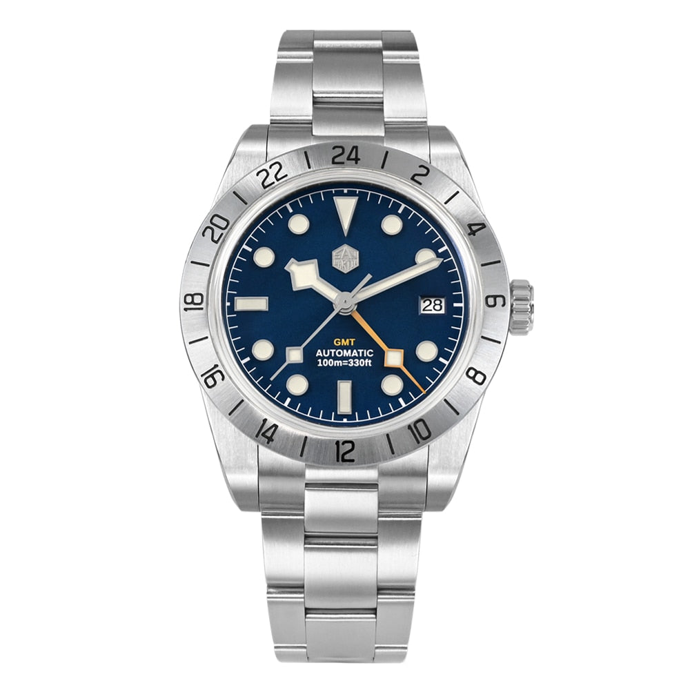 San Martin NH34 39mm BB GMT Watch by DarkByteGear