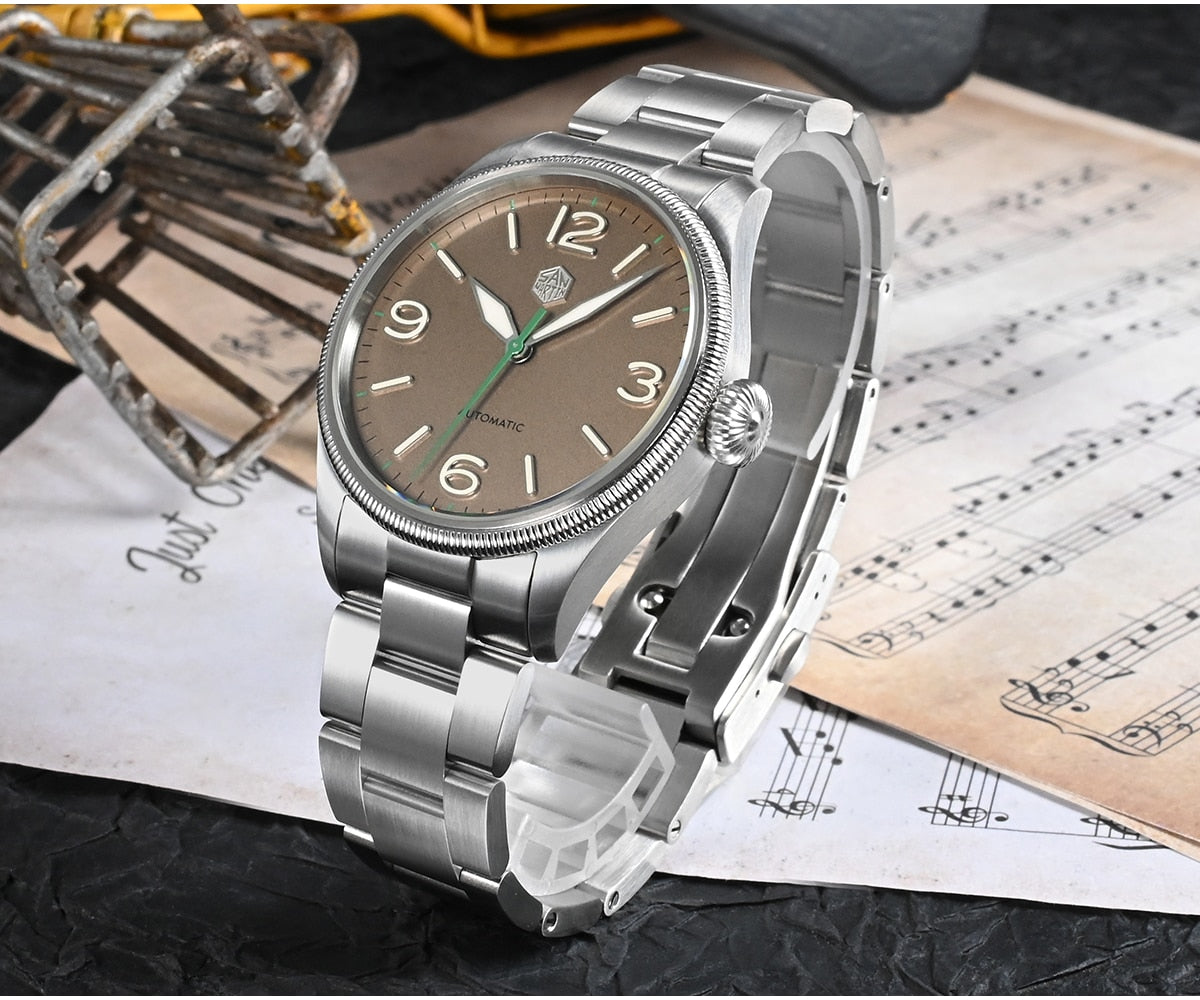San Martin Retro Men Pilot Watch by DarkByteGear