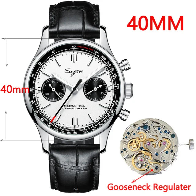 Sugess 1963 Chronograph Sapphire Men Watch by DarkByteGear