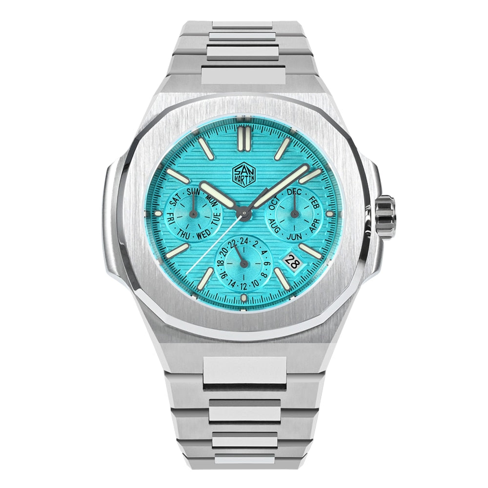 San Martin Miyota 9120 Multi-function Watch by DarkByteGear