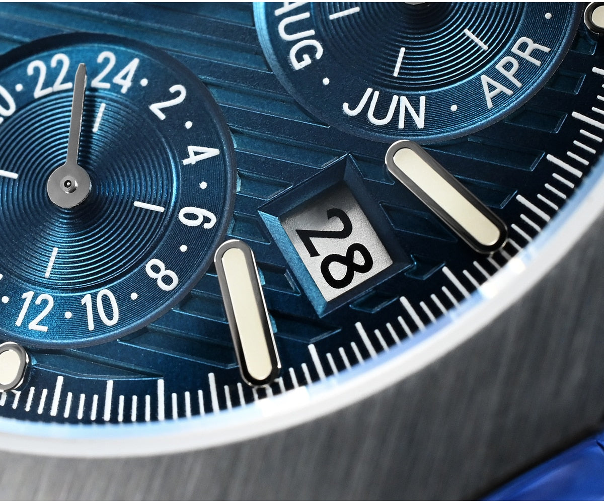 San Martin Miyota 9120 Multi-function Watch by DarkByteGear