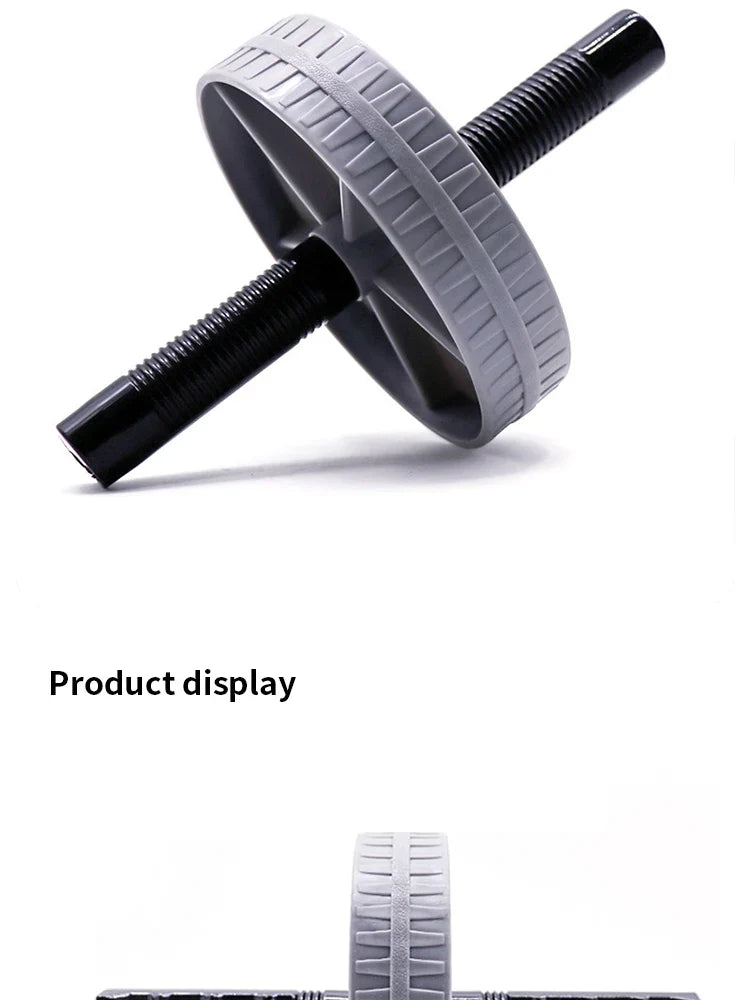 1pc Household Silent Abdominal Workout Roller, Abdominal Exercise Wheel For Workout Body Building, Waist & Tummy Slimming by DarkByteGear