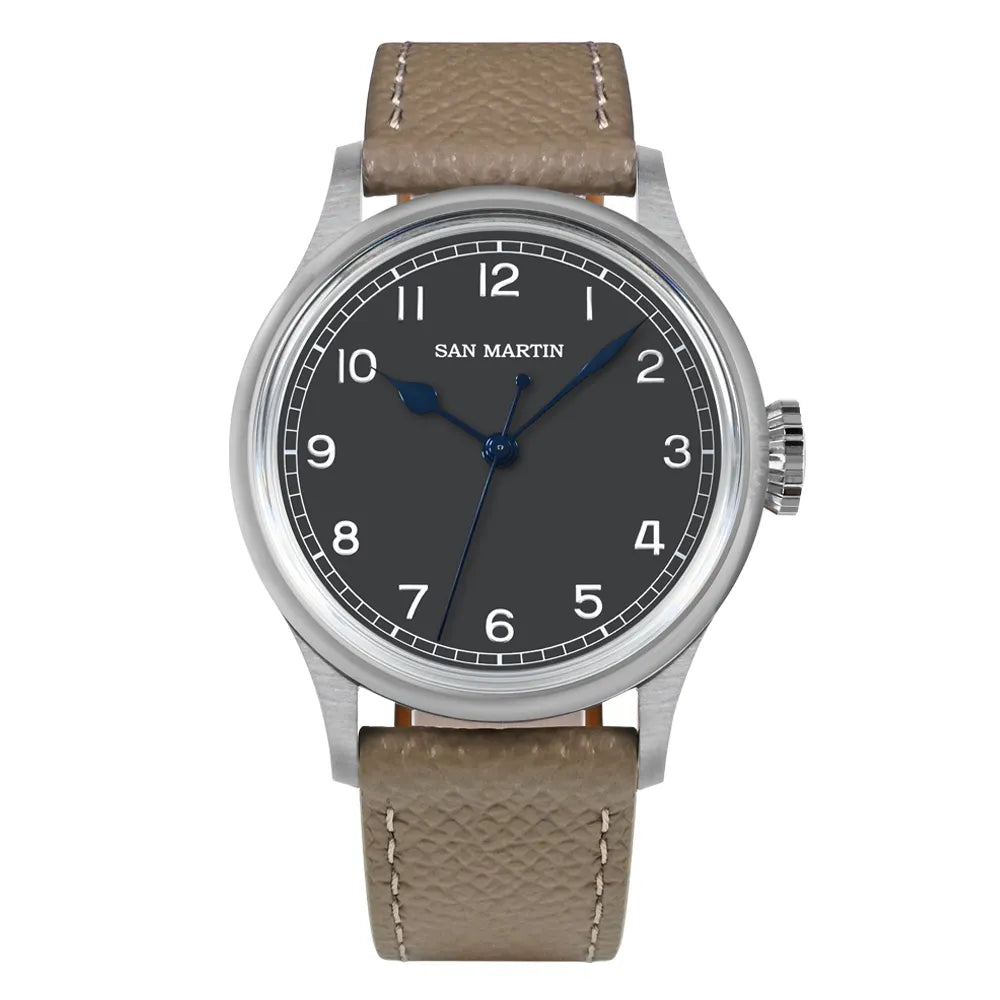 San Martin Vintage Men Pilot Watch by DarkByteGear