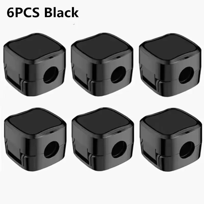 6PCS Magnetic Cable Clips Cable Smooth Adjustable Cord Holder Under Desk Cable Management Wire Keeper Cable Organizer Holder by DarkByteGear