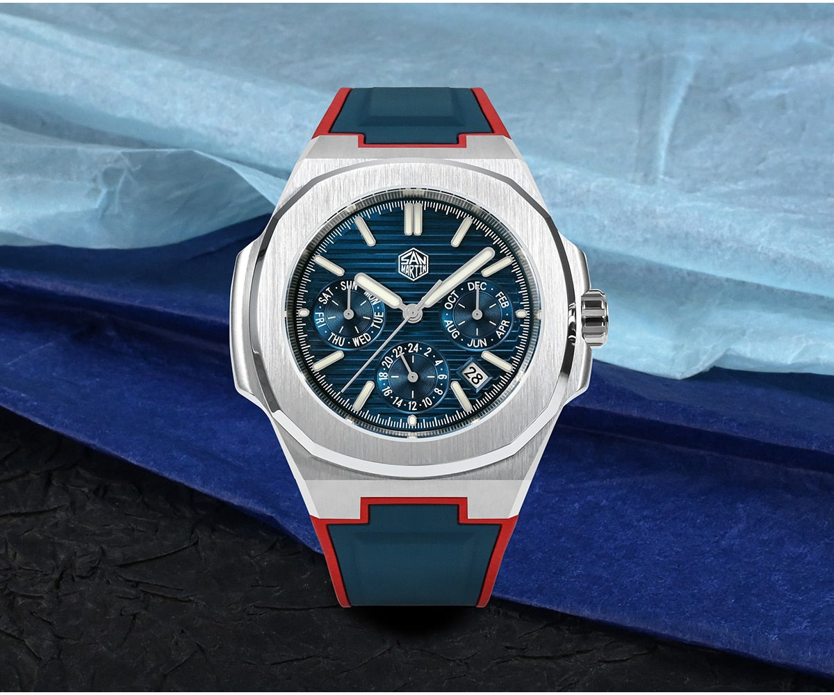 San Martin Miyota 9120 Multi-function Watch by DarkByteGear