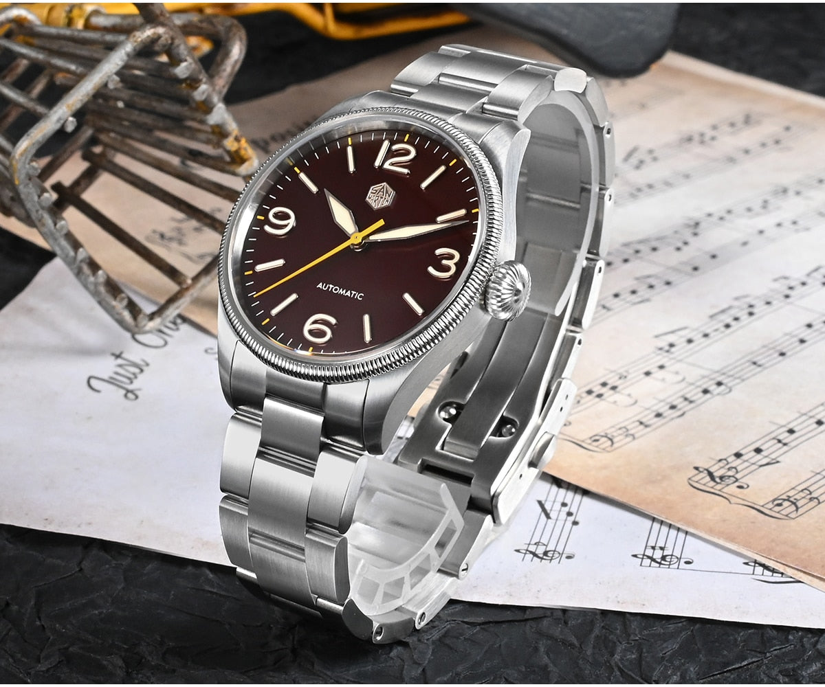 San Martin Retro Men Pilot Watch by DarkByteGear
