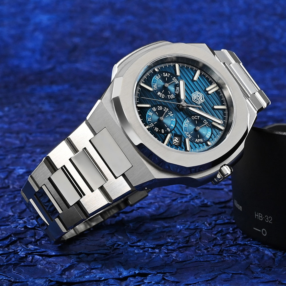 San Martin Miyota 9120 Multi-function Watch by DarkByteGear