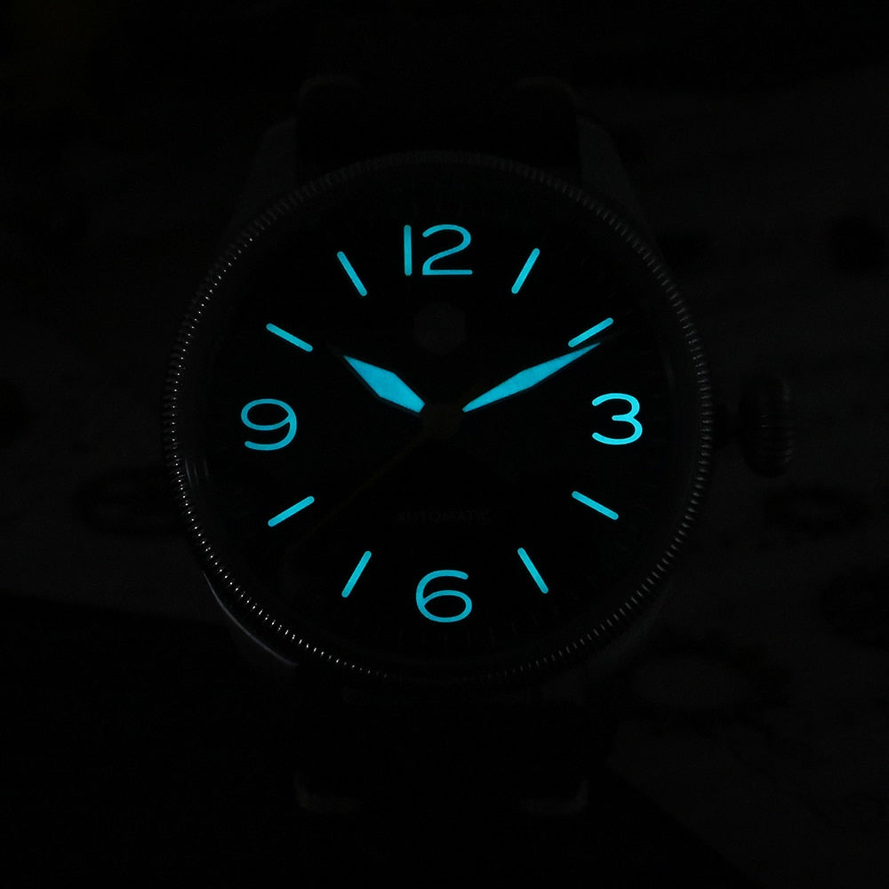 San Martin Retro Men Pilot Watch by DarkByteGear
