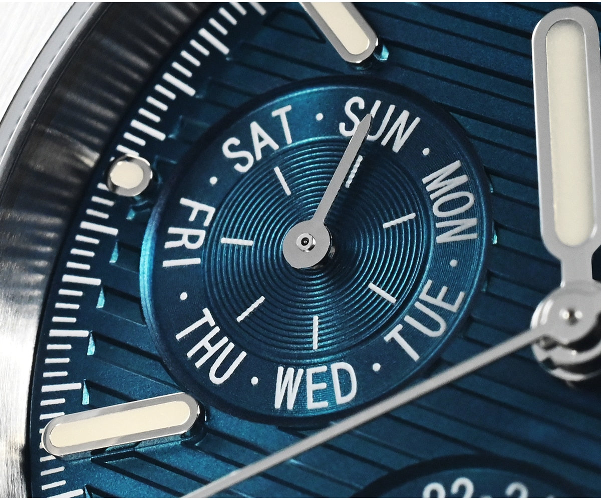 San Martin Miyota 9120 Multi-function Watch by DarkByteGear