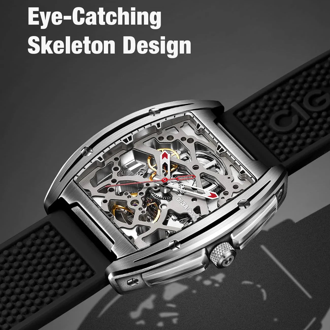 CIGA DESIGN Z Series Skeleton Automatic Mechanical Watch by DarkByteGear