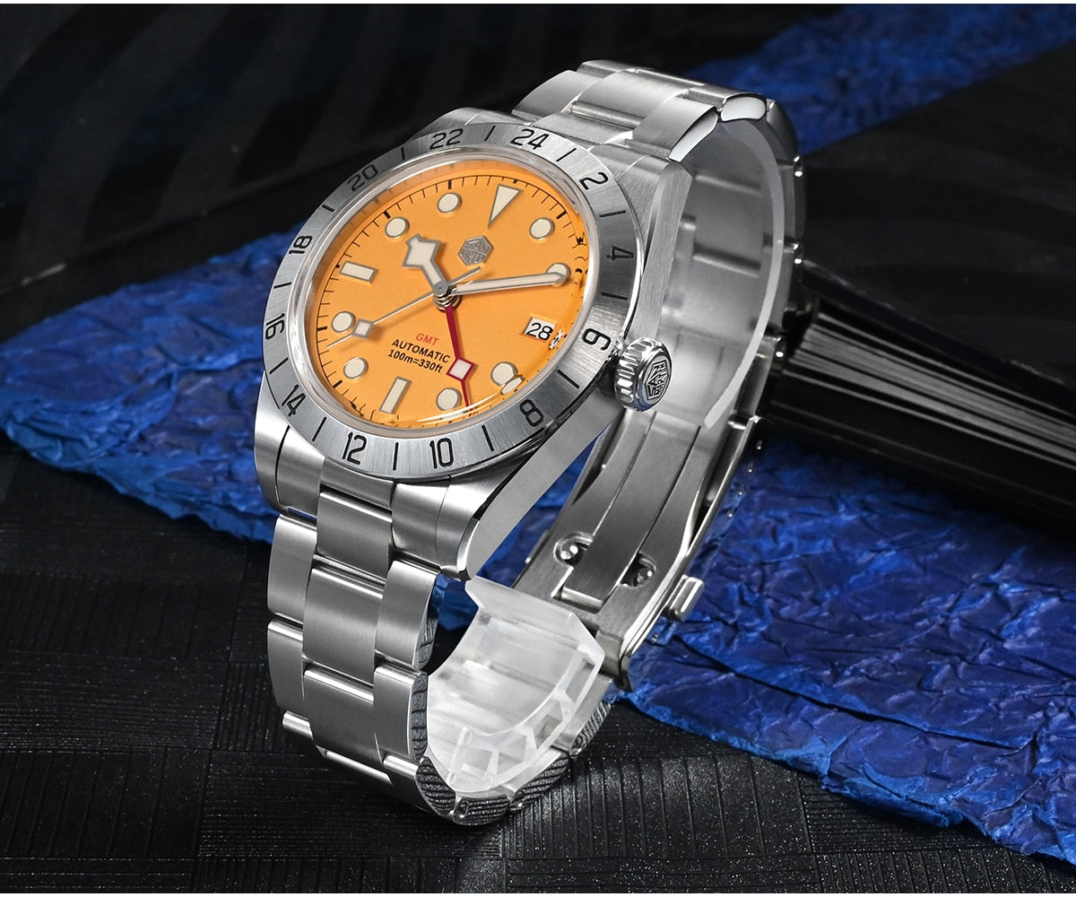 San Martin NH34 39mm BB GMT Watch by DarkByteGear