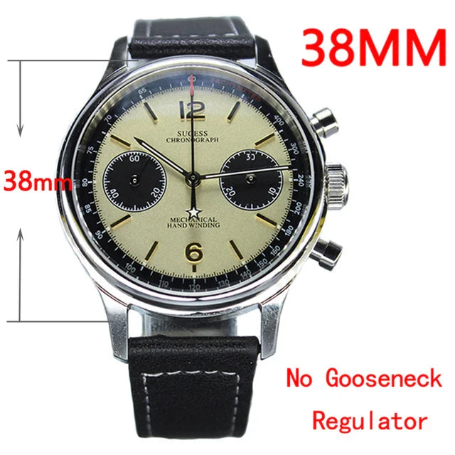 Sugess 1963 Chronograph Sapphire Men Watch by DarkByteGear