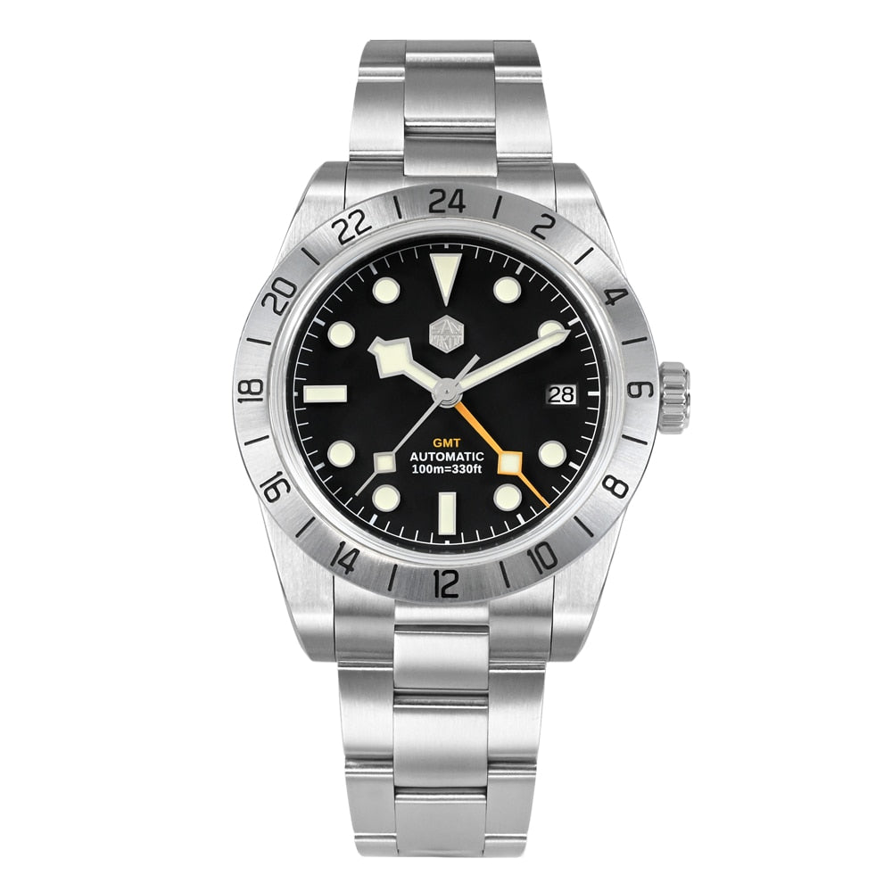 San Martin NH34 39mm BB GMT Watch by DarkByteGear