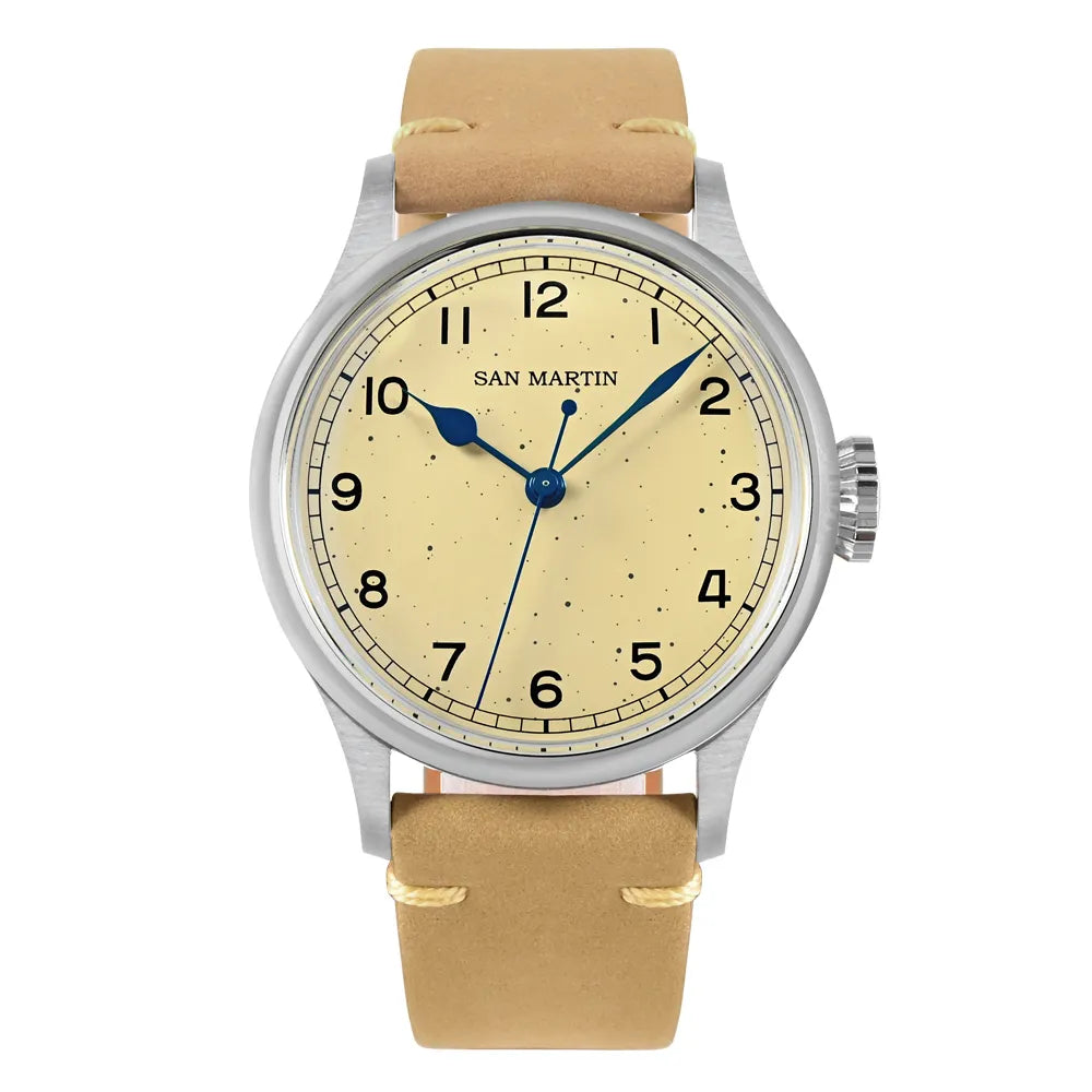 San Martin Vintage Men Pilot Watch by DarkByteGear