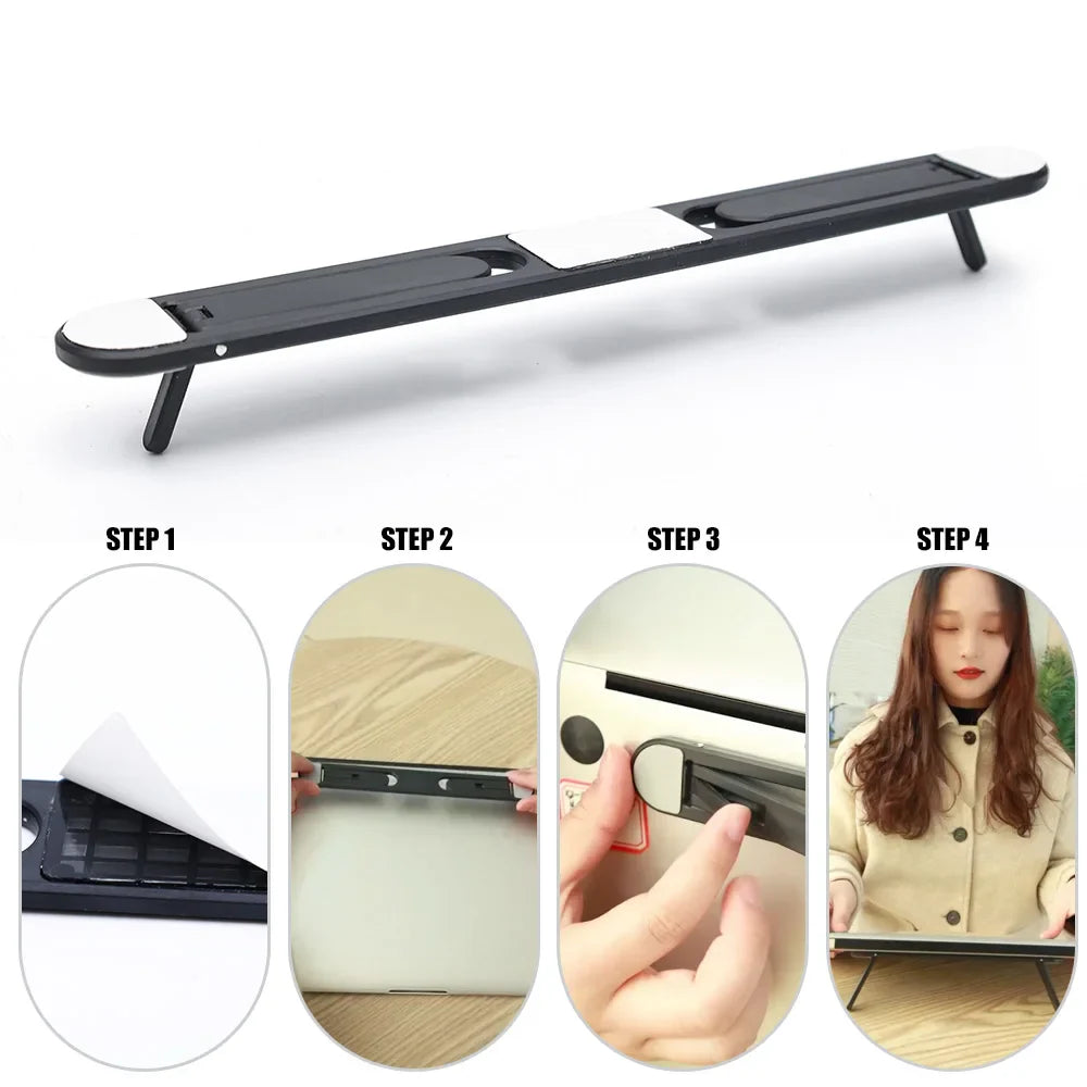 Universal Laptop Riser Stand for Macbook Pro 13 15 Air Lenovo Samsung Notebook Cooling Pad Invisible Laptop Bracket Stands by DarkByteGear