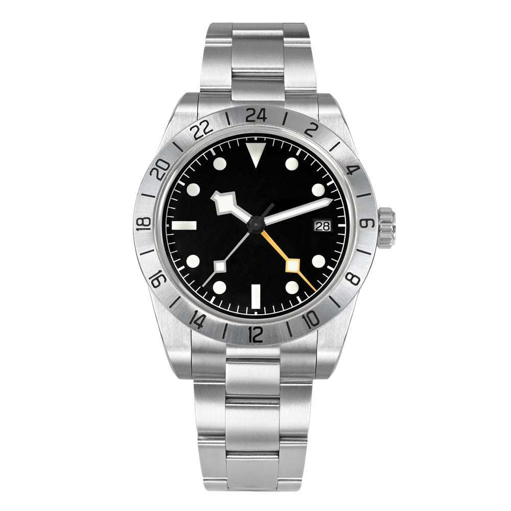 San Martin NH34 39mm BB GMT Watch by DarkByteGear