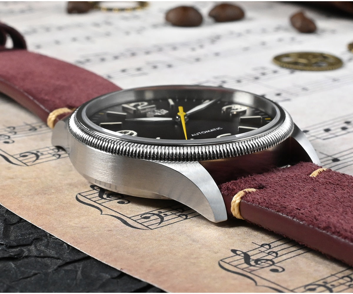 San Martin Retro Men Pilot Watch by DarkByteGear