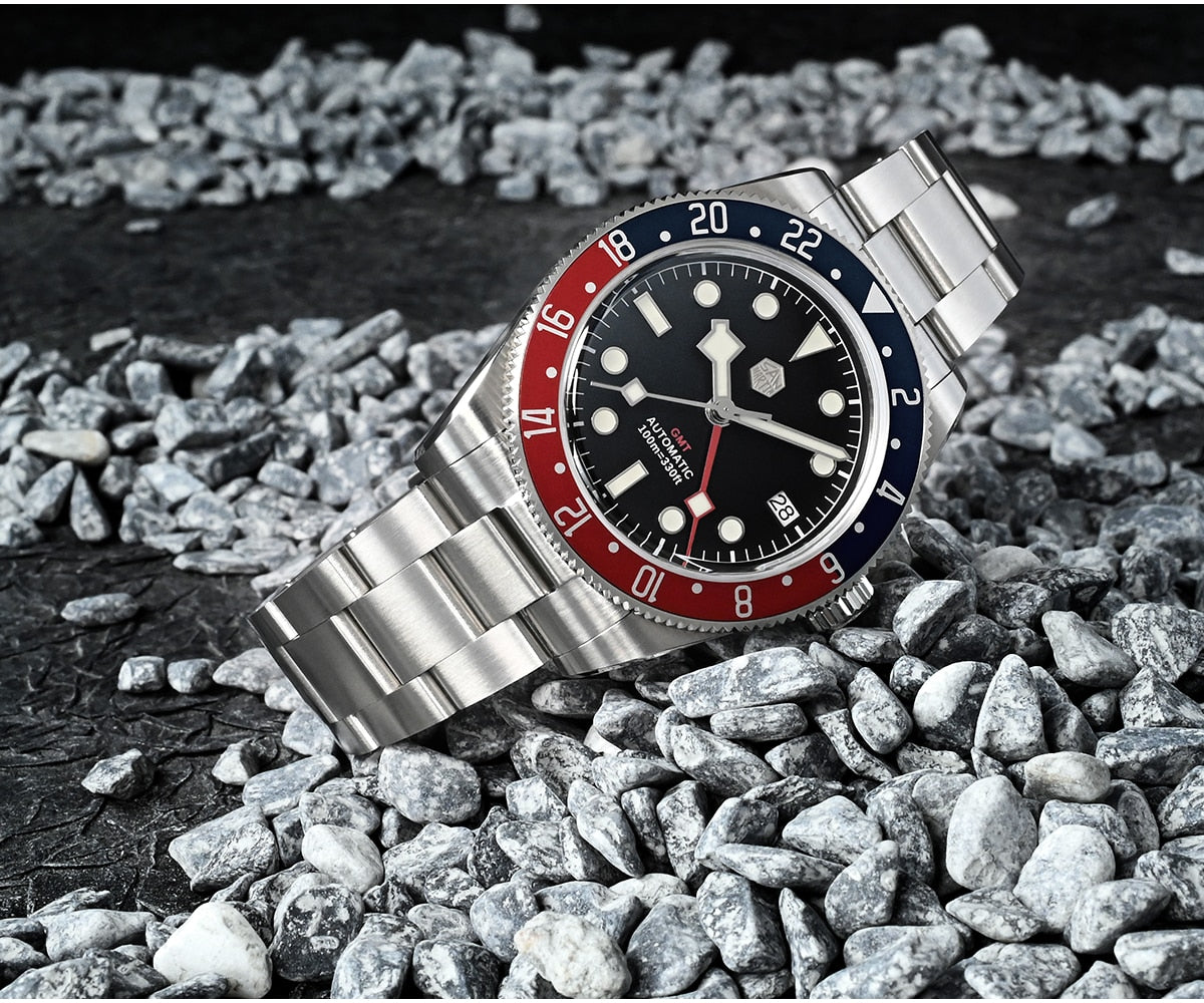 San Martin 2023 New NH34 GMT Watch by DarkByteGear