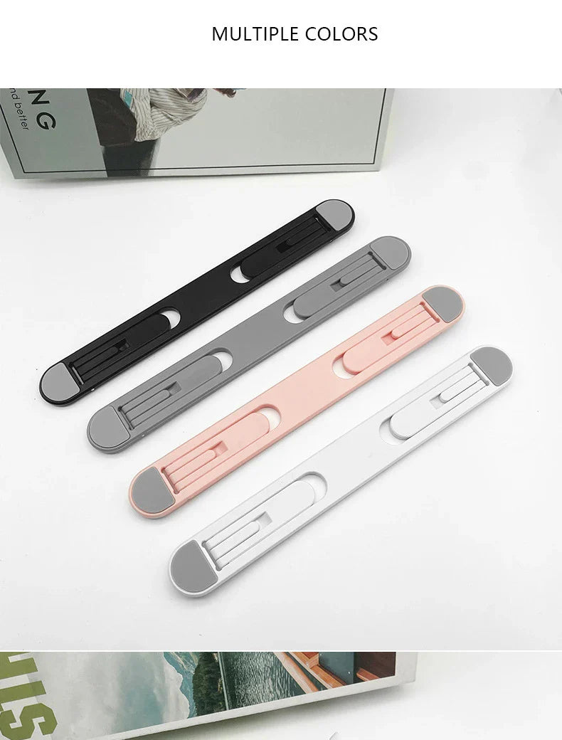 Universal Invisible Laptop Bracket Riser Stand For Macbook Pro 13 15 Air Lenovo Samsung Notebook Cooling Pad Foldable Stands by DarkByteGear